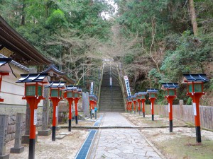 狸谷山不動院灯篭