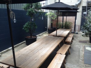 ディーン&デルーカ中庭