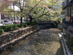 看板、名前のないラーメン屋高瀬川