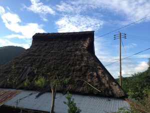 京都大原藁葺き屋根
