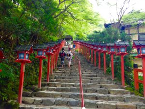 貴船神社階段