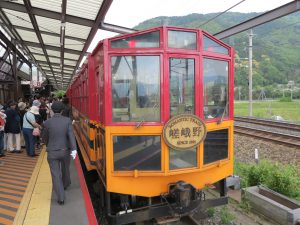嵯峨野観光列車トロッコ列車7
