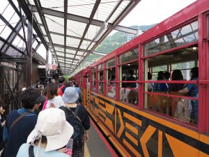 嵯峨野観光列車トロッコ列車8