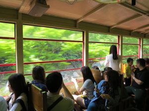 嵯峨野観光列車トロッコ列車9